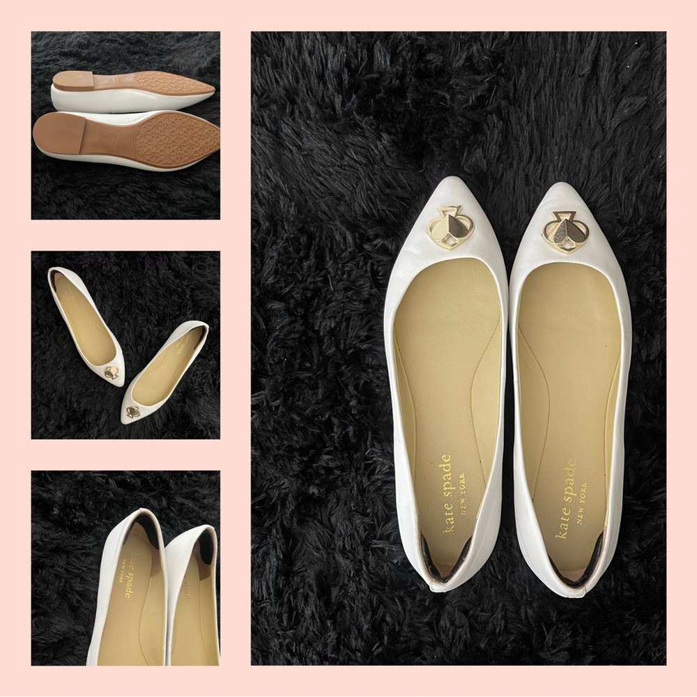 Kate Spade New York - lenora flat in Optic White